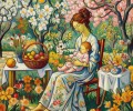 Mães - visão da arte + IA