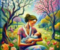 Mães - visão da arte + IA