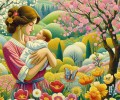 Mães - visão da arte + IA