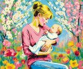 Mães - visão da arte + IA