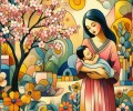 Mães - visão da arte + IA