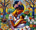 Mães - visão da arte + IA