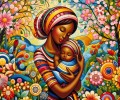 Mães - visão da arte + IA