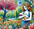 Mães - visão da arte + IA